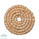 image 3 of Argon Tableware 12 Piece Round Woven Palm Leaf Placemats & Coasters Set Brown