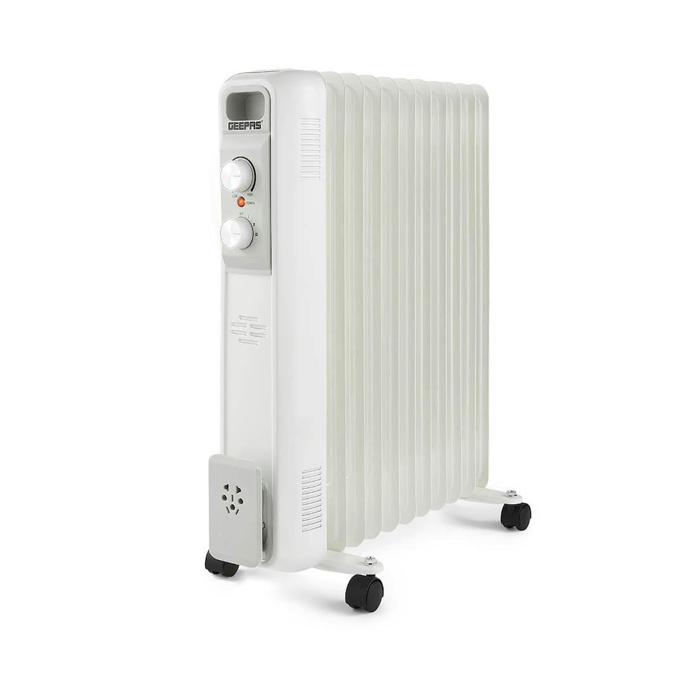 image 1 of GEEPAS Oil Filled Radiator Heater 2500W, 11 Fin