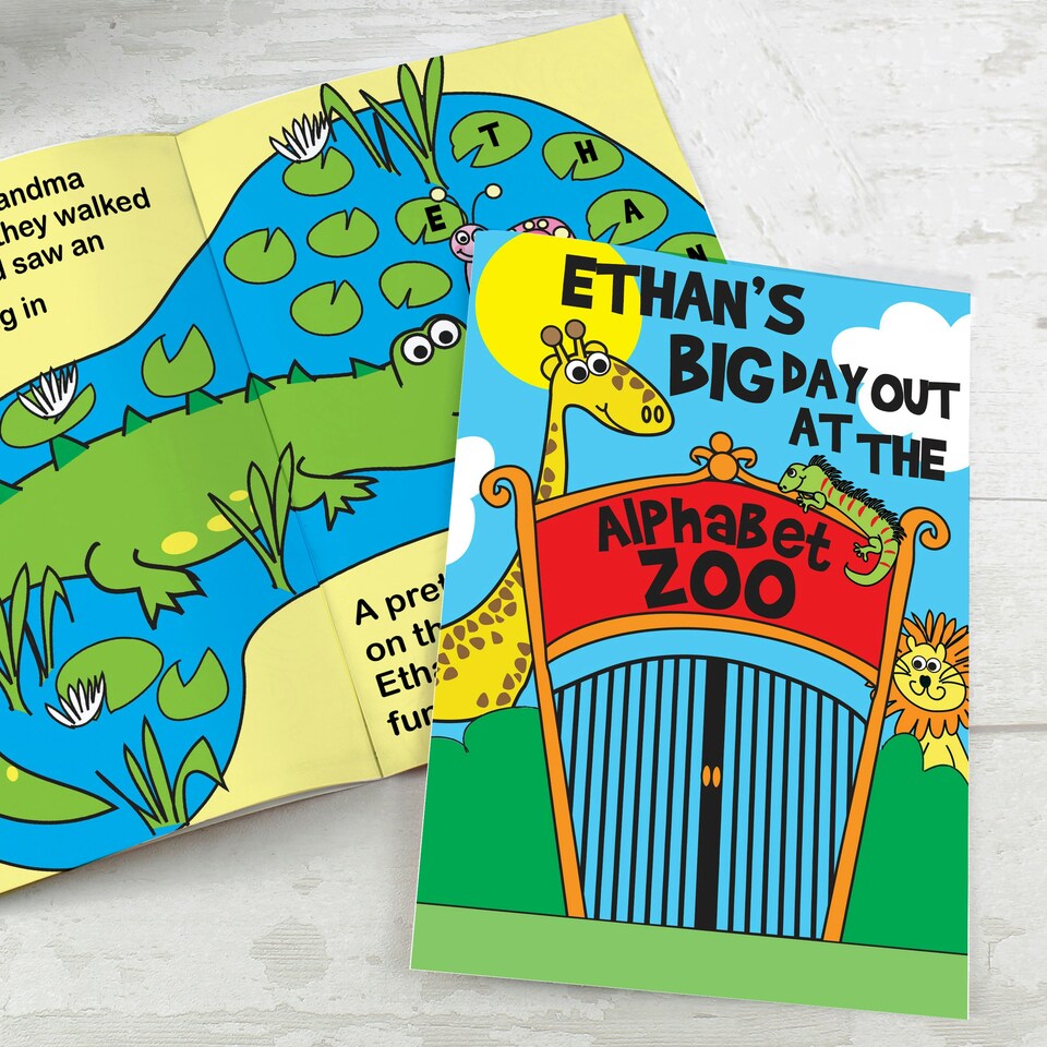 image 1 of Personalised Zoo Story Book