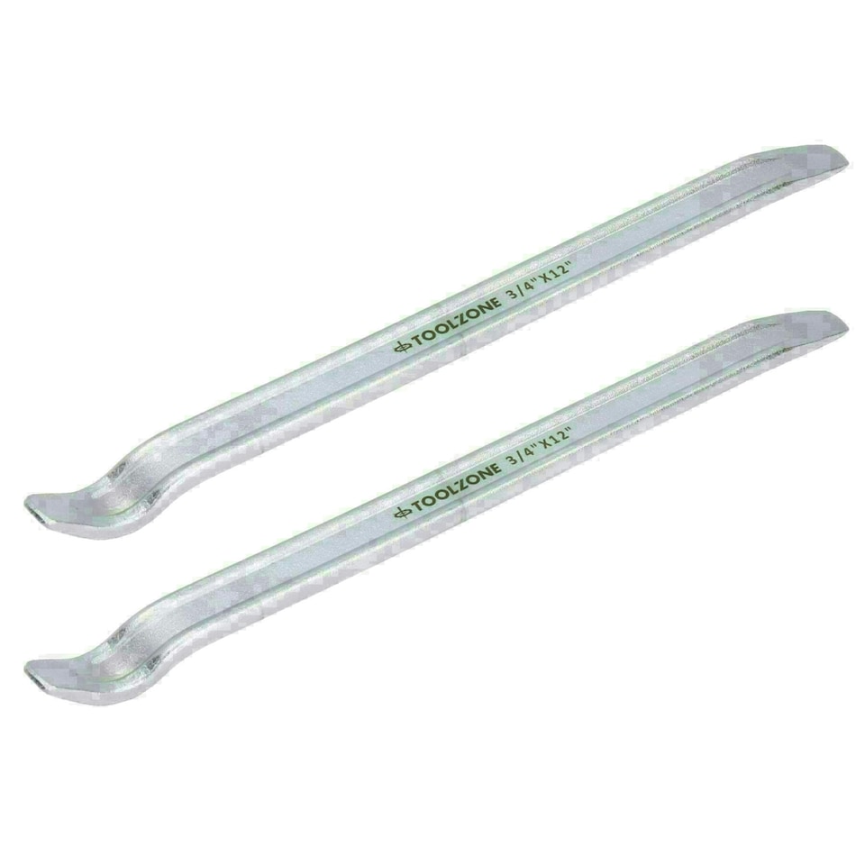 image 1 of 12" Tyre Lever Pry Bar Remover Removal Tool for Motorbikes Bikes Cars 2pc