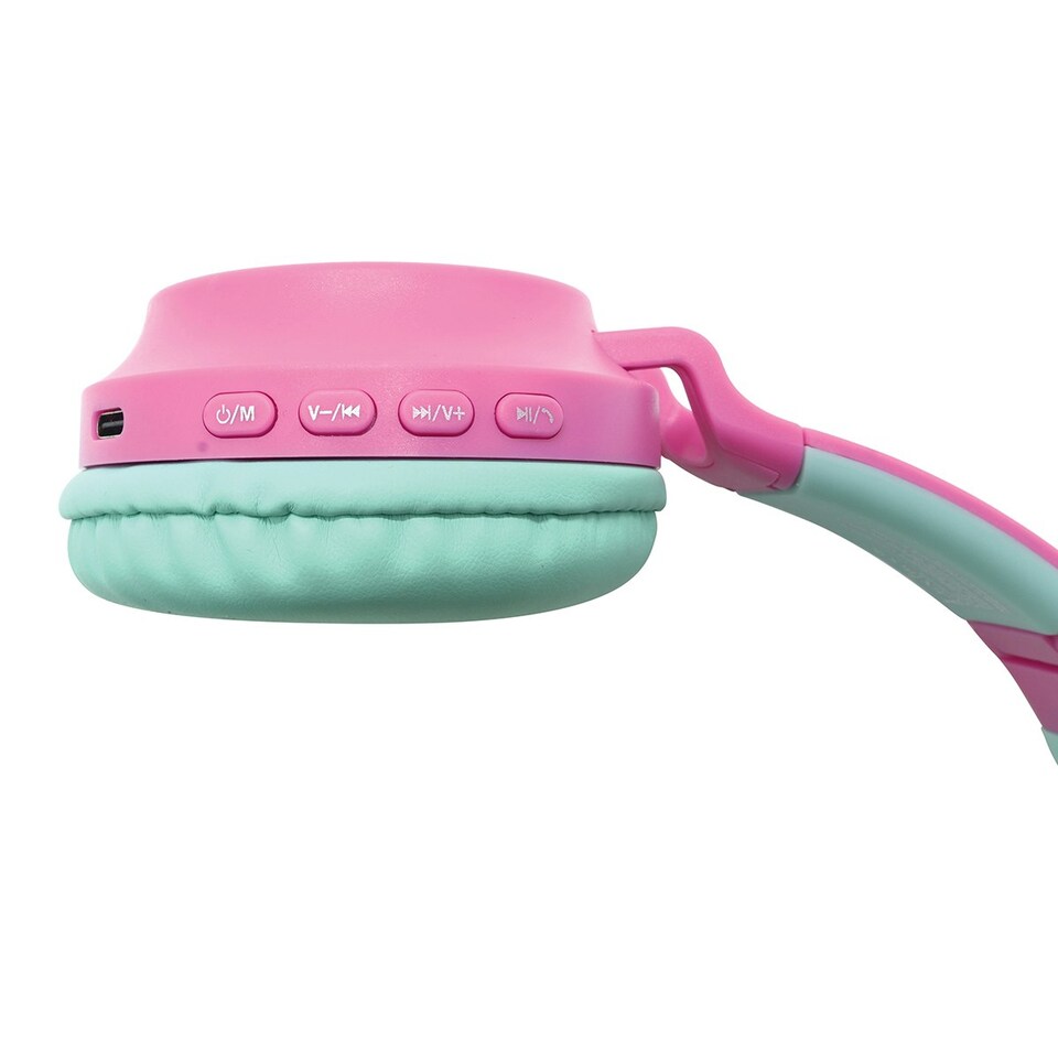image 1 of Lexibook HPBTKTBB Barbie Bluetooth Headphones with LED Lights