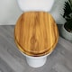image 2 of Showerdrape Oxford Antique Pine Wooden Toilet Seat | Multi | 1