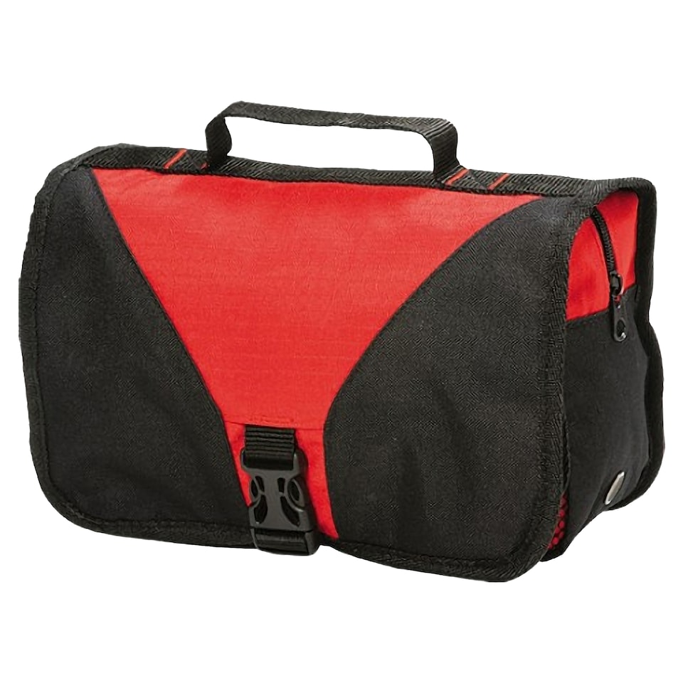 image 1 of Shugon Bristol Folding Travel Toiletry Bag - 4 Litres | Red | Red/Black | One Size | 1
