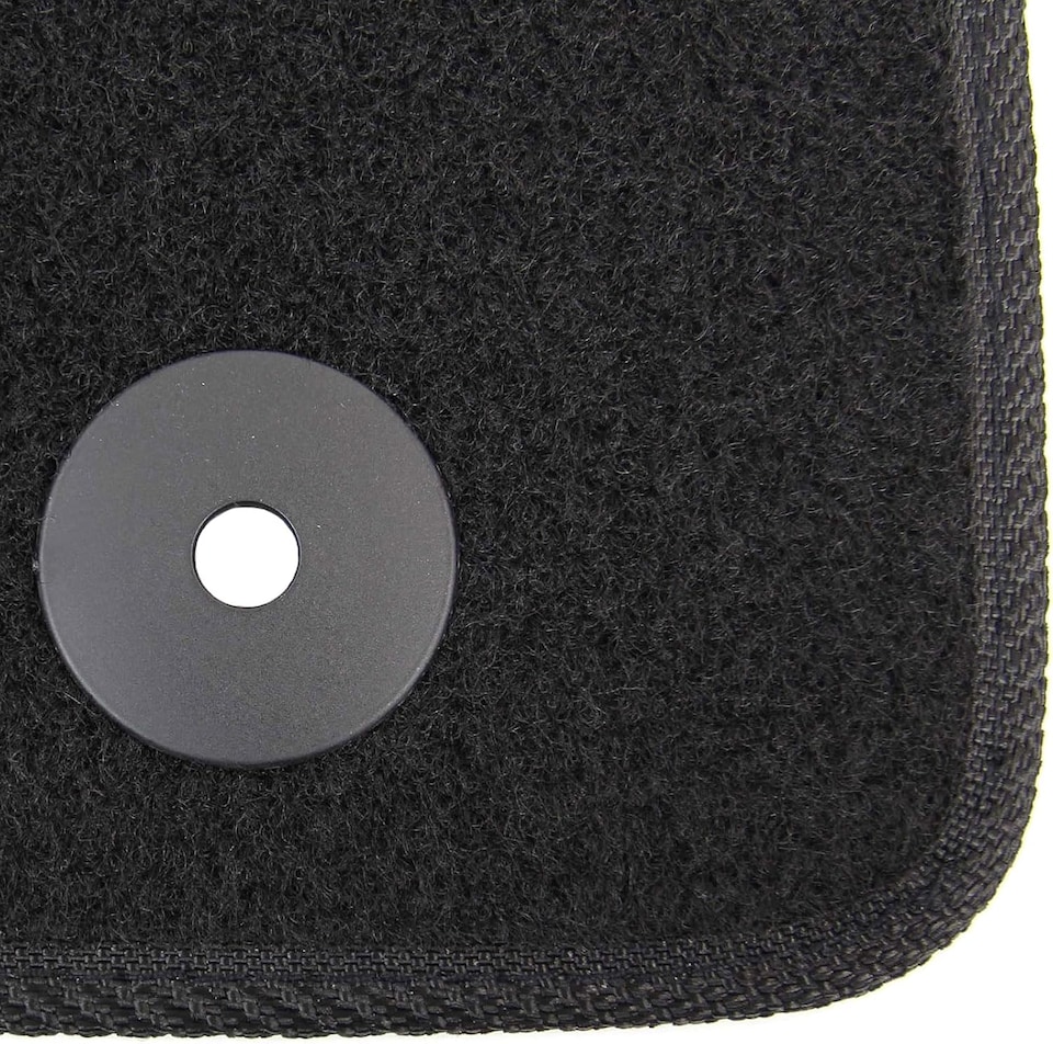 image 1 of Actiasmat Custom Fit Black Replacement Car Floor Mats for Ford Focus Mk3 2011-2018 Face Lift | 4 Piece Set (Carpet)