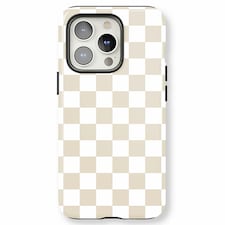 Neutral Checkerboard Phone Case | Brown | Galaxy S22
Tough | Galaxy S22
Tough