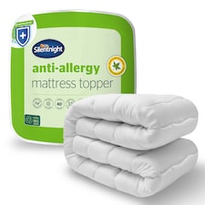 Silentnight Premium Anti-allergy Mattress Topper | White | 1
