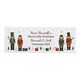 image 6 of Personalised Christmas Nutcracker Wooden Mantel Decoration