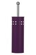 image 1 of Interiors by Premier Purple Square Design Toilet Brush Holder, Black Bristle Lavatory Cleaner, Toilet Brush Set With Metal Handle | Purple