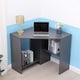 image 3 of Computer Desk PC Laptop Table Corner Home Office Study Gaming | Grey