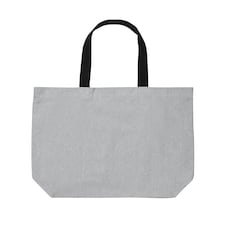 XD Collection Impact Aware Large Recycled Canvas Undyed Tote Bag - Grey - One Size | Grey