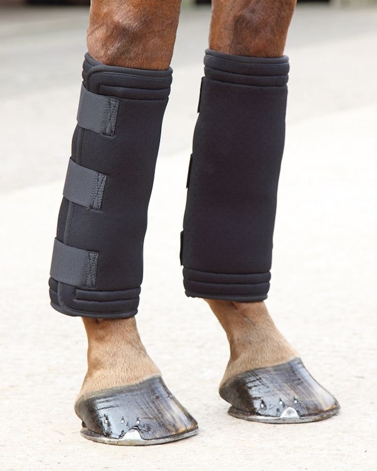 image 1 of Shires Hot/Cold Relief Boots | Black | Size: One Size
Colour: Black