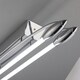 image 3 of Harper LED Linear Batten Polished Chrome Cool White Light, 1664 Lumens