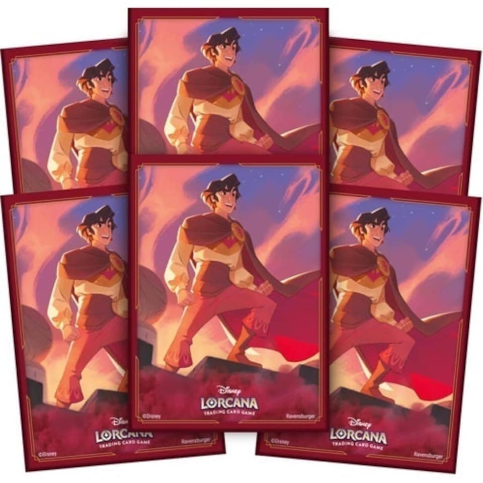 Disney Lorcana: Shimmering Skies - Card Sleeves - Aladdin (Heroic Outlaw)