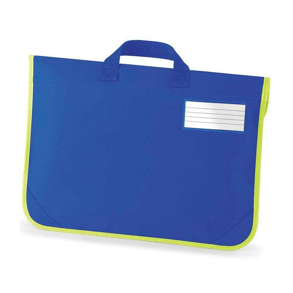 image 1 of Quadra Hi-Vis Book Bag - Bright Royal Blue - One Size