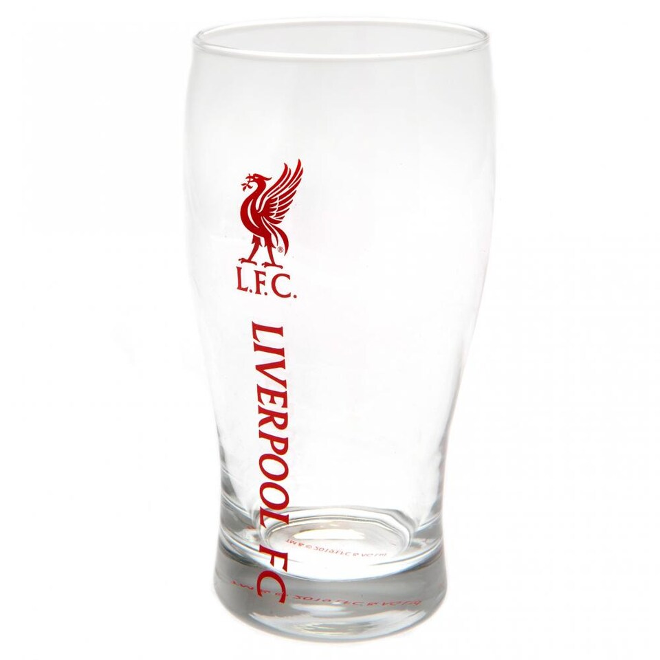 image 1 of Liverpool FC Tulip Pint Glass | Red | Red | One Size | 1