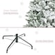 image 8 of HOMCOM 5ft Snow Flocked Artificial Christmas Tree w/ Realistic Branch Tips
