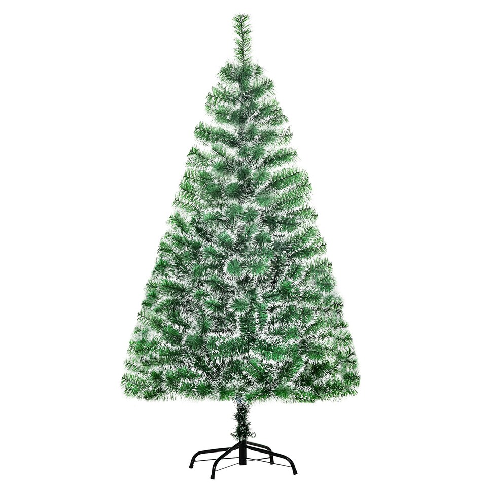 image 1 of HOMCOM 5FT Home Decoration Artificial Christmas Tree Xmas Gift Metal Stand