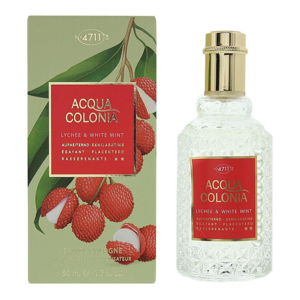 4711 Acqua Colonia Lychee & White Mint Unisex EDC 50ml Fragrance