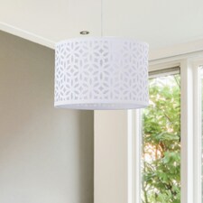 White Laser Cut 30cm Pendant Lightshade White