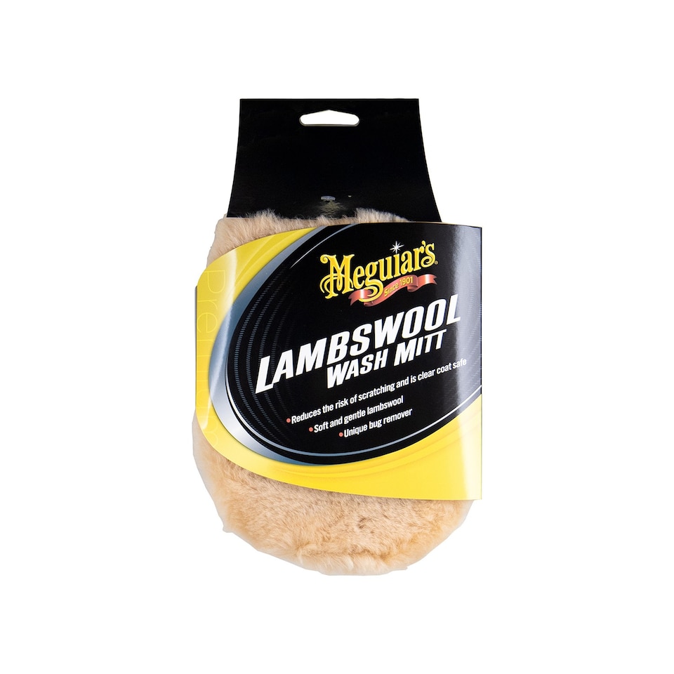 Meguiar's Luxurious Lambswool Wash Mitt A7301 1/Pack 6/CV