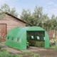 image 2 of Outsunny Tunnel Greenhouse w/ PE Cover, Outdoor Plant House w/ Door & Window