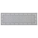 image 2 of JVL Avanti Machine Washable Entrance Runner Doormat, 50x150cm - Grey