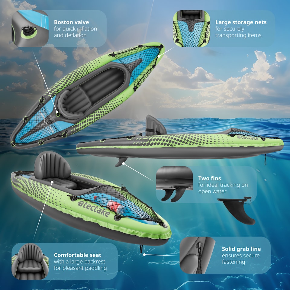 image 1 of Kayak Liberty - single seater, inflatable, including paddle