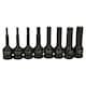 image 2 of Spline Socket set Triple Square 1/2" Drive M5 - M18 8pc Deep Impact AT831