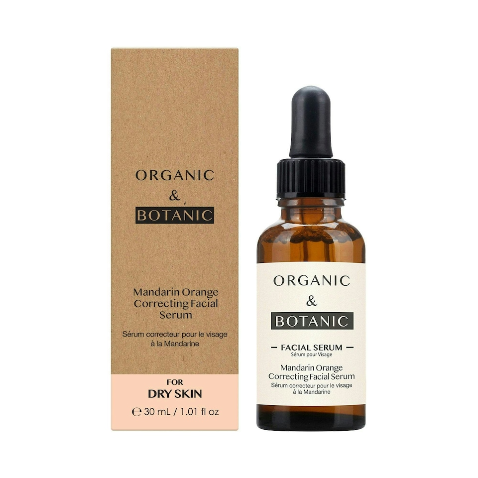 image 1 of Organic & Botanic Mandarin Orange Correcting Facial Serum 30ml