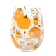image 2 of Something Different Autumn Days Print Stemless Glass - Transparent/Orange - One Size