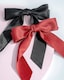 image 4 of Brushworks Satin Hair Bow Duo – Red & Black