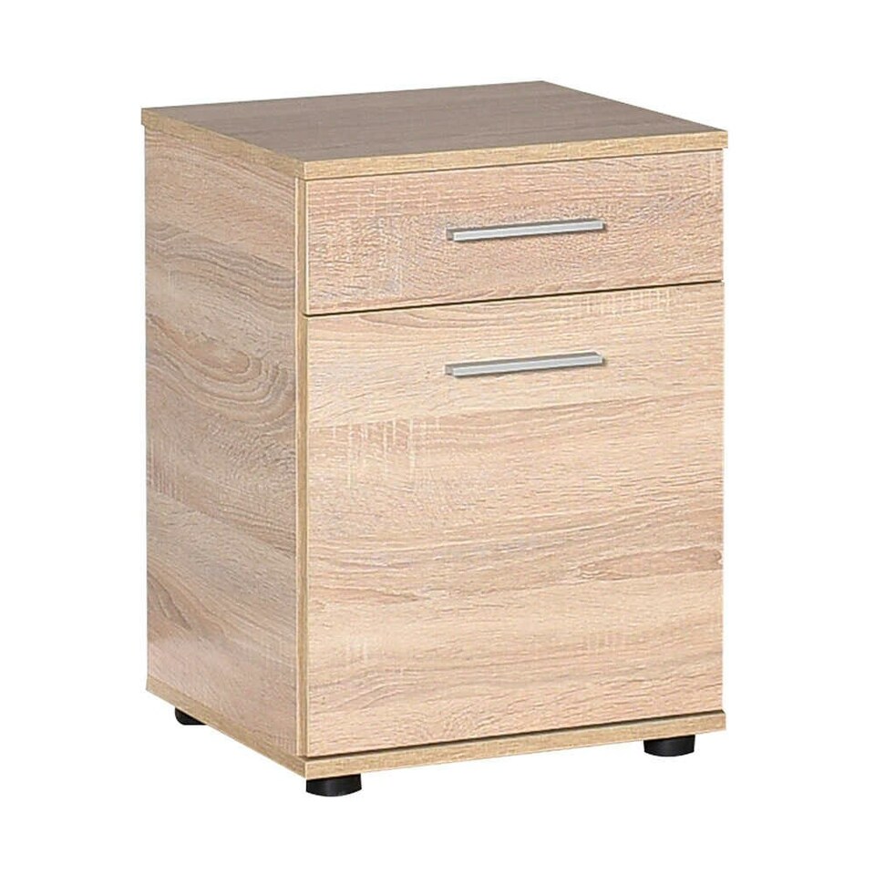 image 1 of Adore Modern Bedside - Sonoma Oak