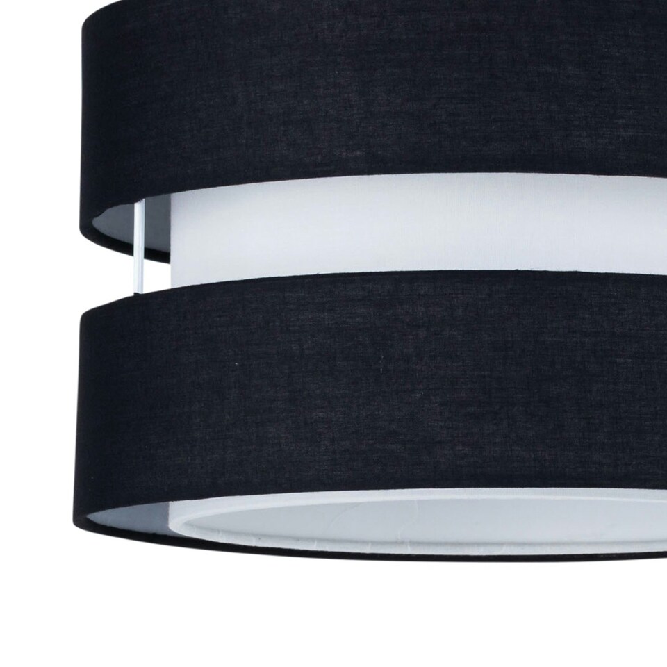 image 1 of Set of 2 Benni - Black 26cm Pendant Shades Black