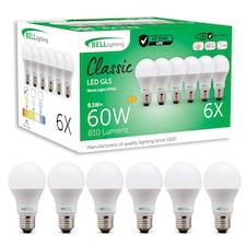 BELL Lighting E27 Edison Screw LED GLS 8.1W LED Bulbs Warm White 2700K