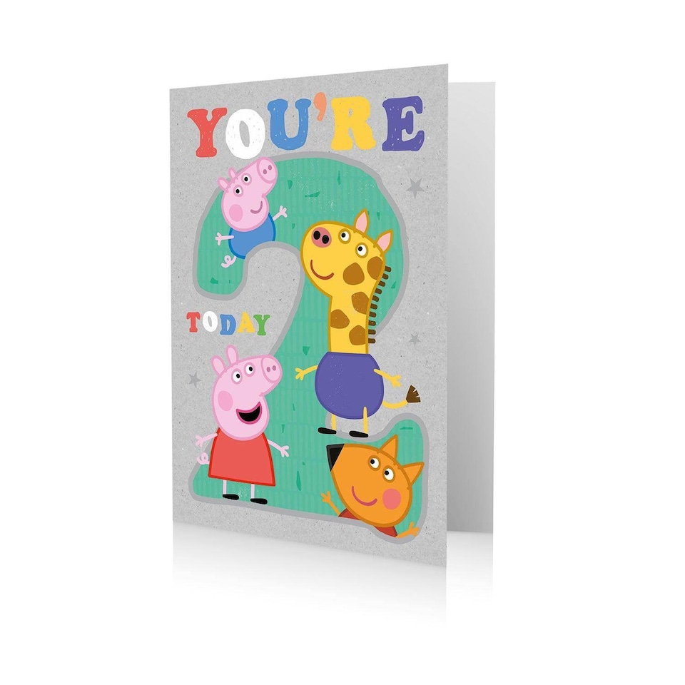 image 1 of Peppa Pig Age 2 Birthday Card