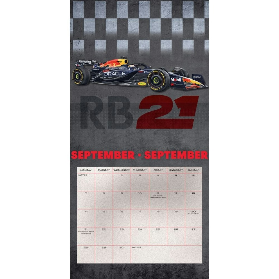 image 1 of RED BULL RACING 2026 SQUARE CALENDAR