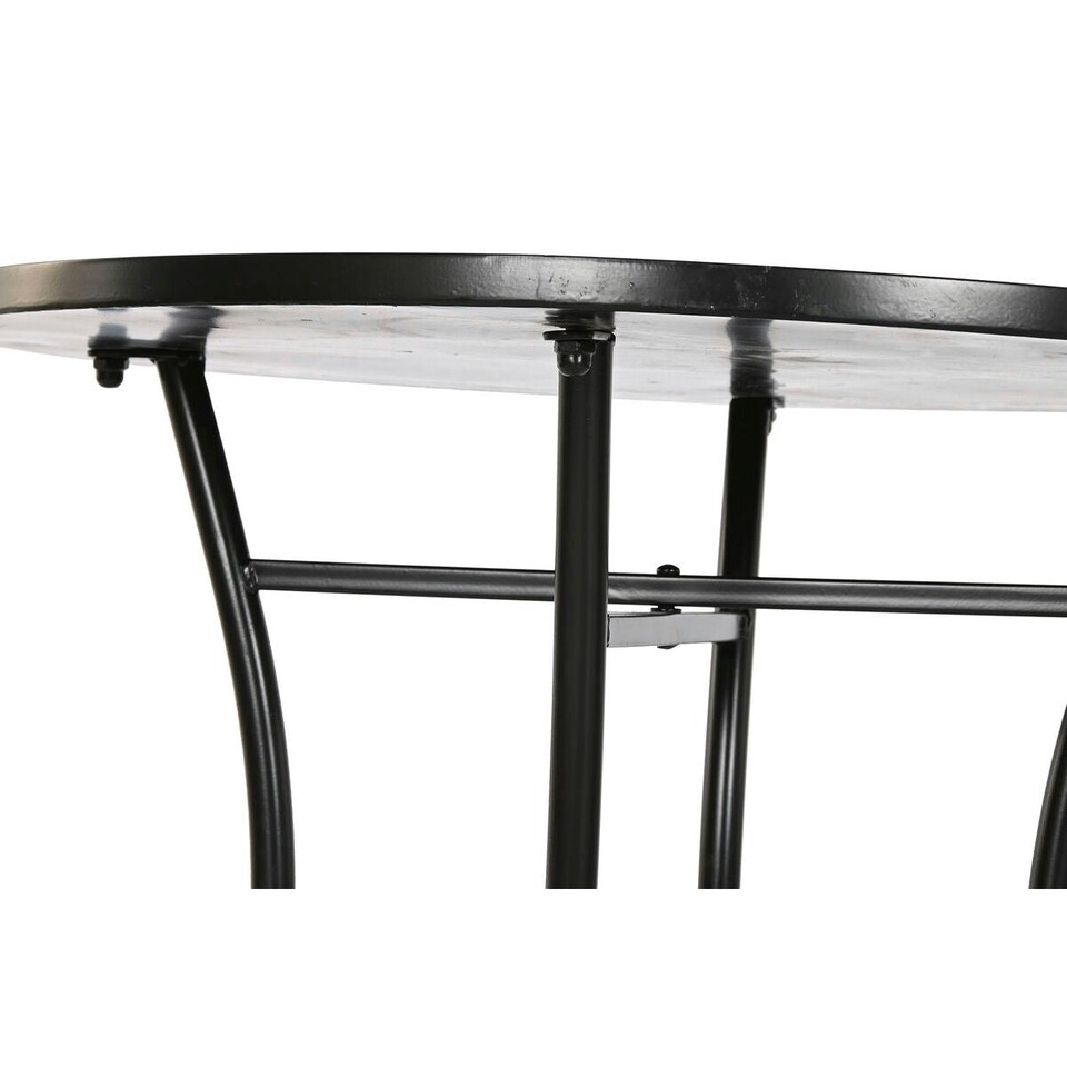 image 1 of Side table Home ESPRIT Black Multicolour 60 x 60 x 72 cm N/A