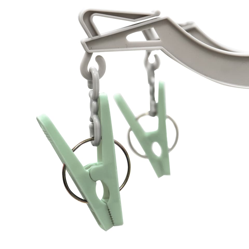 image 1 of JVL 10 Arm Sock Dryer with 20 Pegs