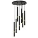 image 1 of Milagro Pendant Lamp Monza Black / Gold 7XG9 8W
