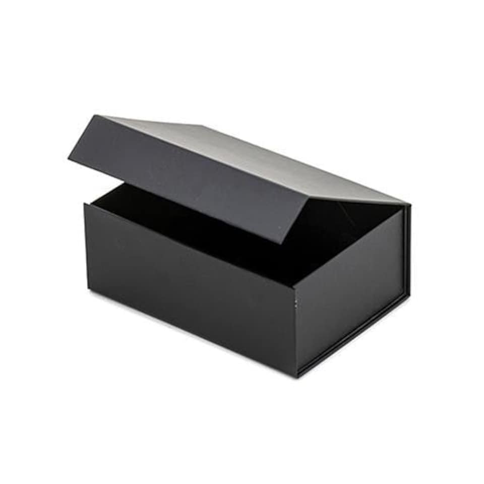 image 1 of Magnetic Small Black Gift Box 19cm | Black | 1
