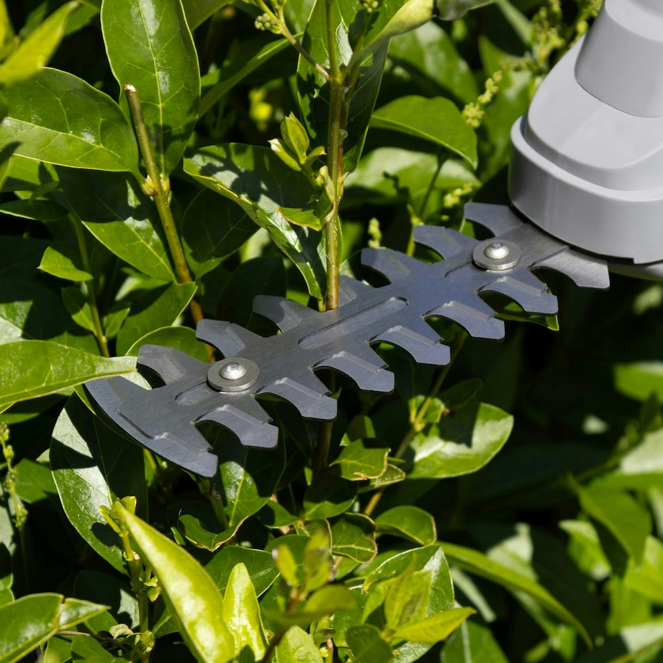 image 1 of Terratek 7.2V 2 in 1 Cordless Hedge Trimmer Cutter | Grey | Grey | 1