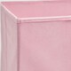image 2 of OHS 2 x Plain Folding Storage Cube Boxes, 27x27cm - Blush Pink