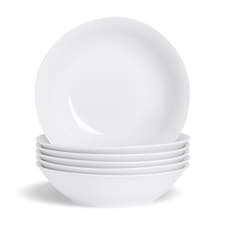 Argon Tableware Classic White Pasta Bowls - 25.5cm - Pack of 12 | White | White