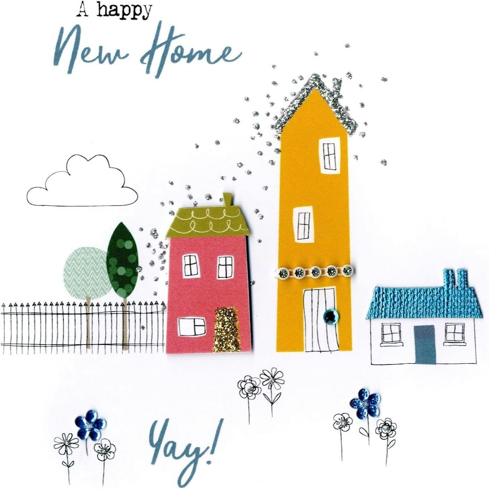 image 1 of Happy New Home Yay! Congratulations Card