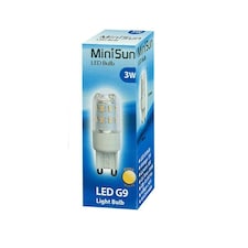 ValueLights 10 Pack G9 Clear Plastic Capsule LED 3W Warm White 3000K 300lm Light Bulb