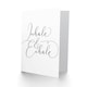 image 2 of Inhale Exhale Modern Typography Quote Blank Just to Say Card
