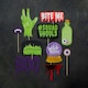 image 1 of Halloween Photo Booth Props - Pack of 10