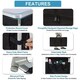 image 4 of Living and Home Camping Kitchen Table Portable Cabinet - Black