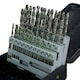 image 3 of Metric HSS G Drill Bit Set Split Point Drills in 0.1mm Increments 1mm - 6mm 51pc