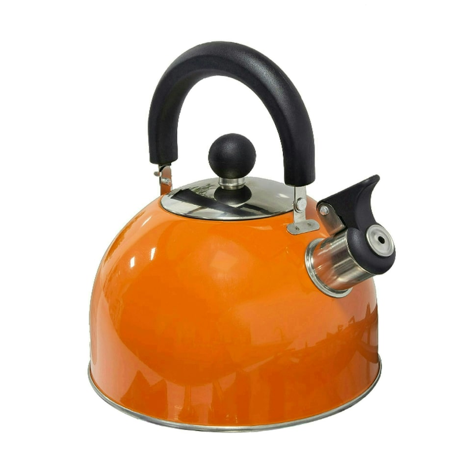 image 1 of Milestone 2L Camping Kettle - Orange